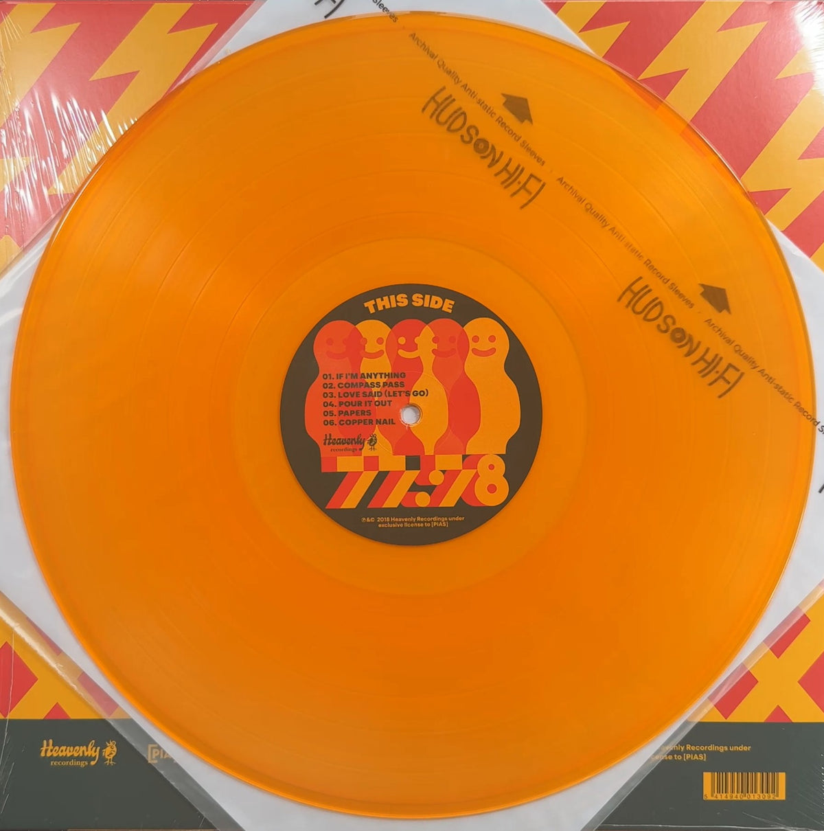 77:78 Jellies 2018 UK 1st Press Ltd Edtn Orange Jelly NM/VG+