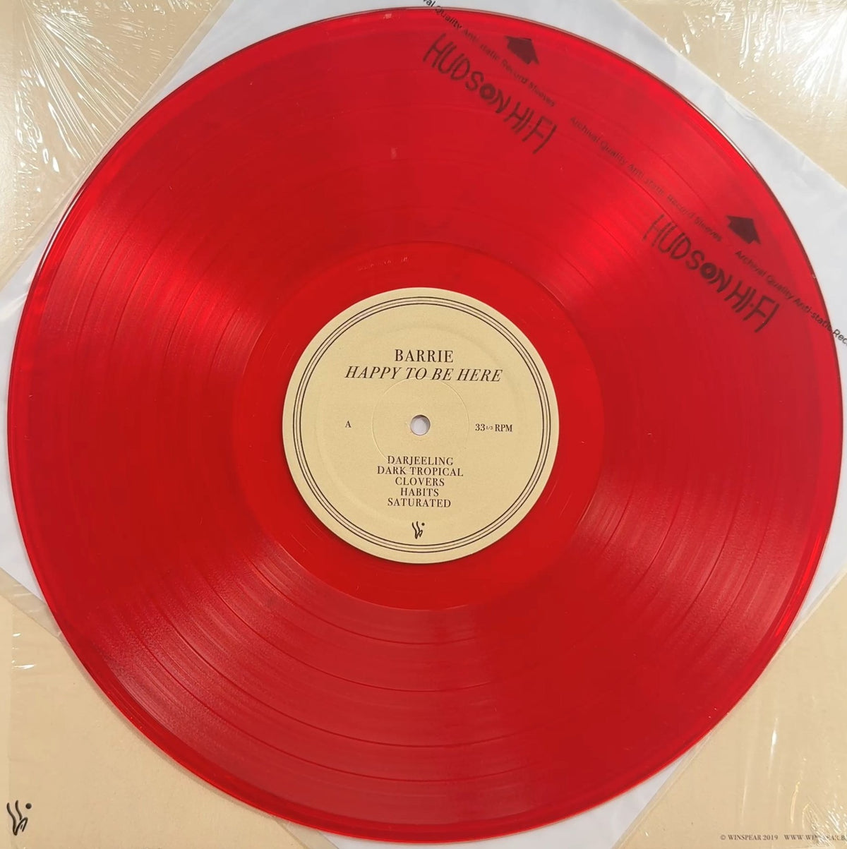 Barrie Happy To Be Here 2019 US 1st Press Ltd Edtn Red VG+/VG+