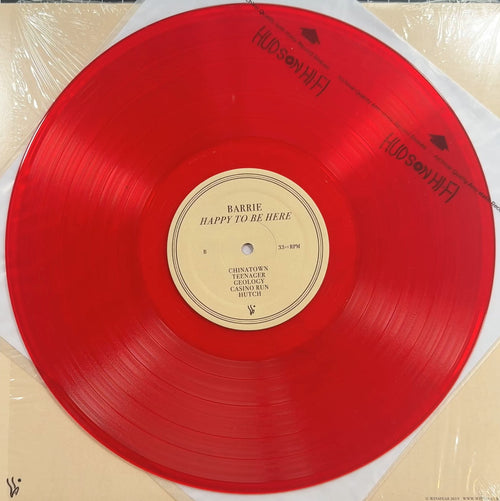 Barrie Happy To Be Here 2019 US 1st Press Ltd Edtn Red VG+/VG+