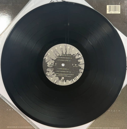 Bryan Adams Reckless 1984 US 1st Press Electrosound VG+/VG+