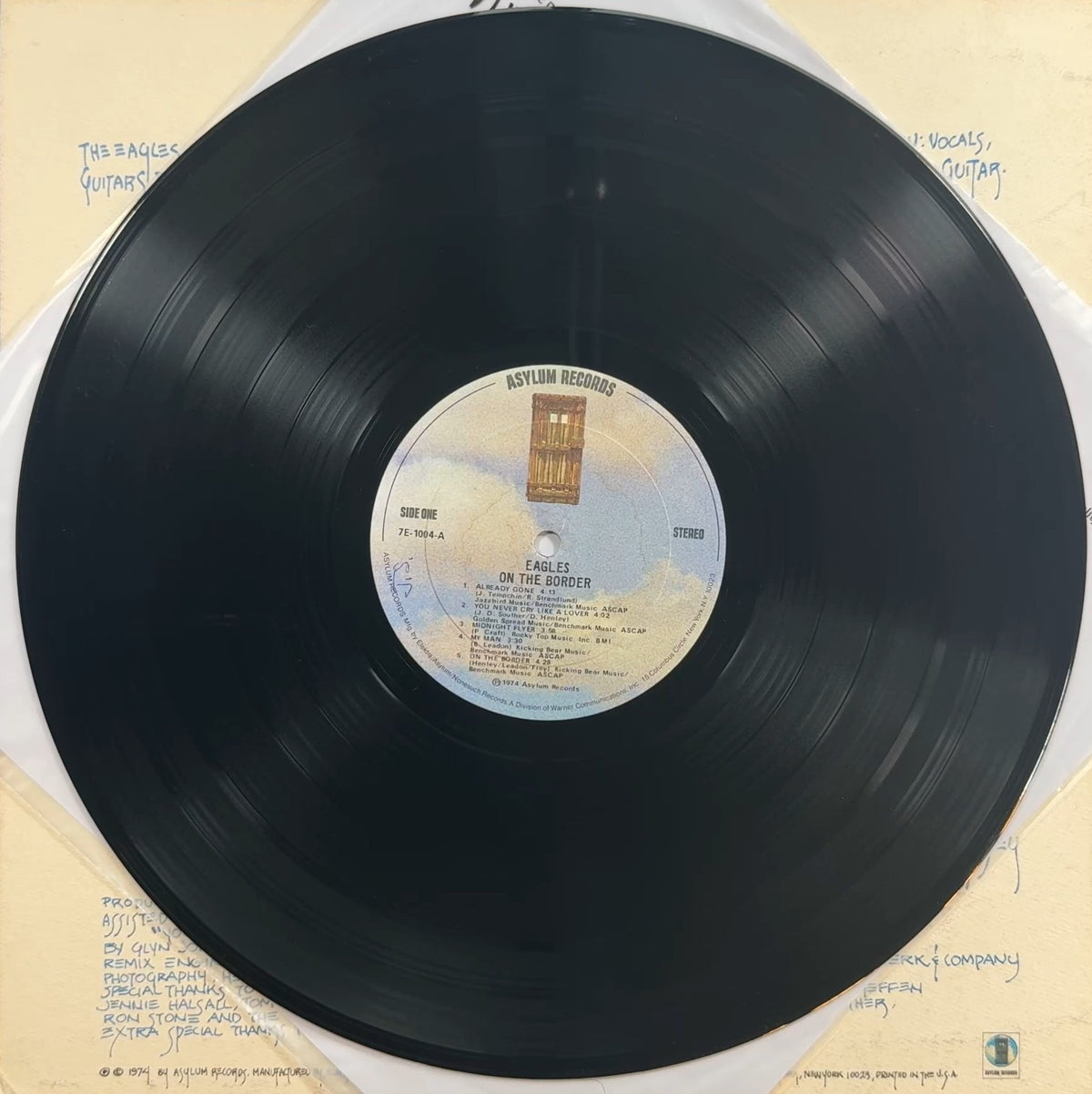 Eagles On The Border 1974 US 1st Press VG/VG+ Textured Sleeve