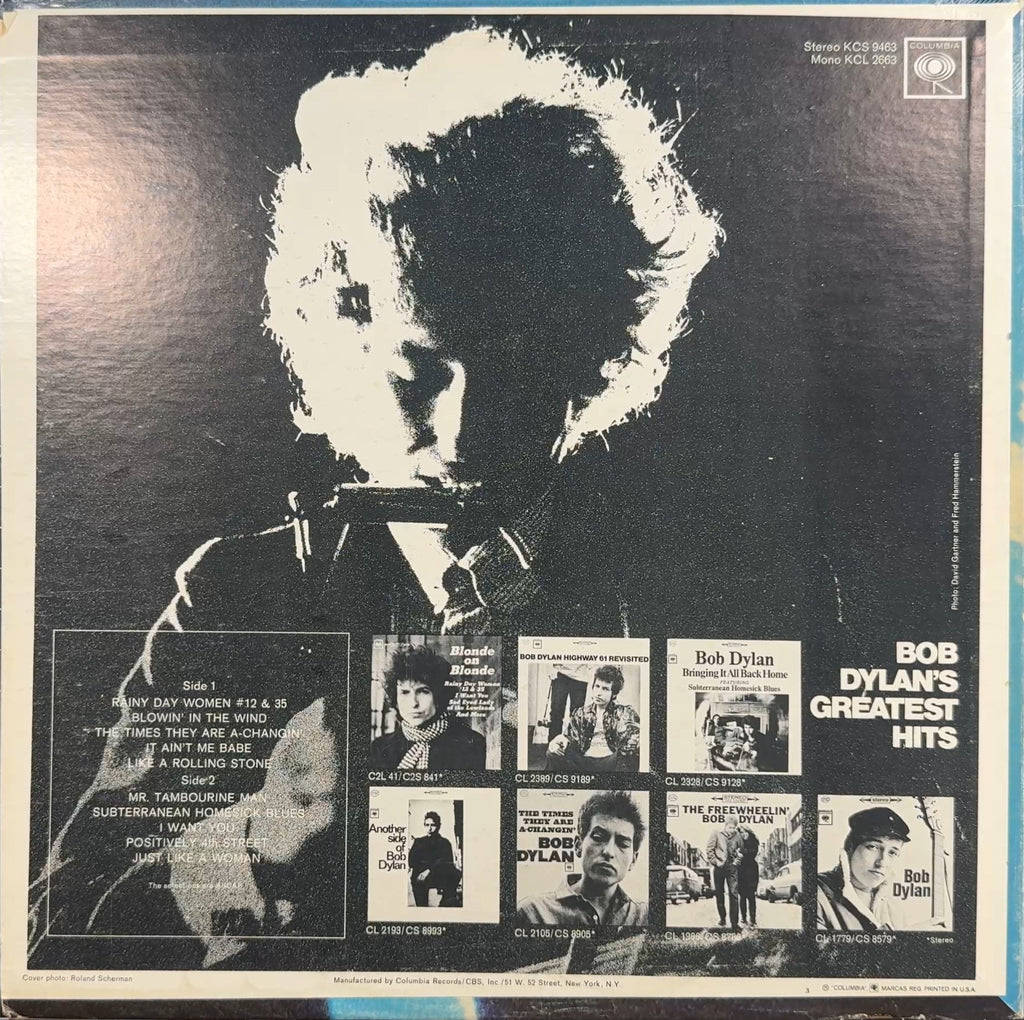 Bob Dylan's Greatest Hits 1967 US 1st Press VG/VG Stereo