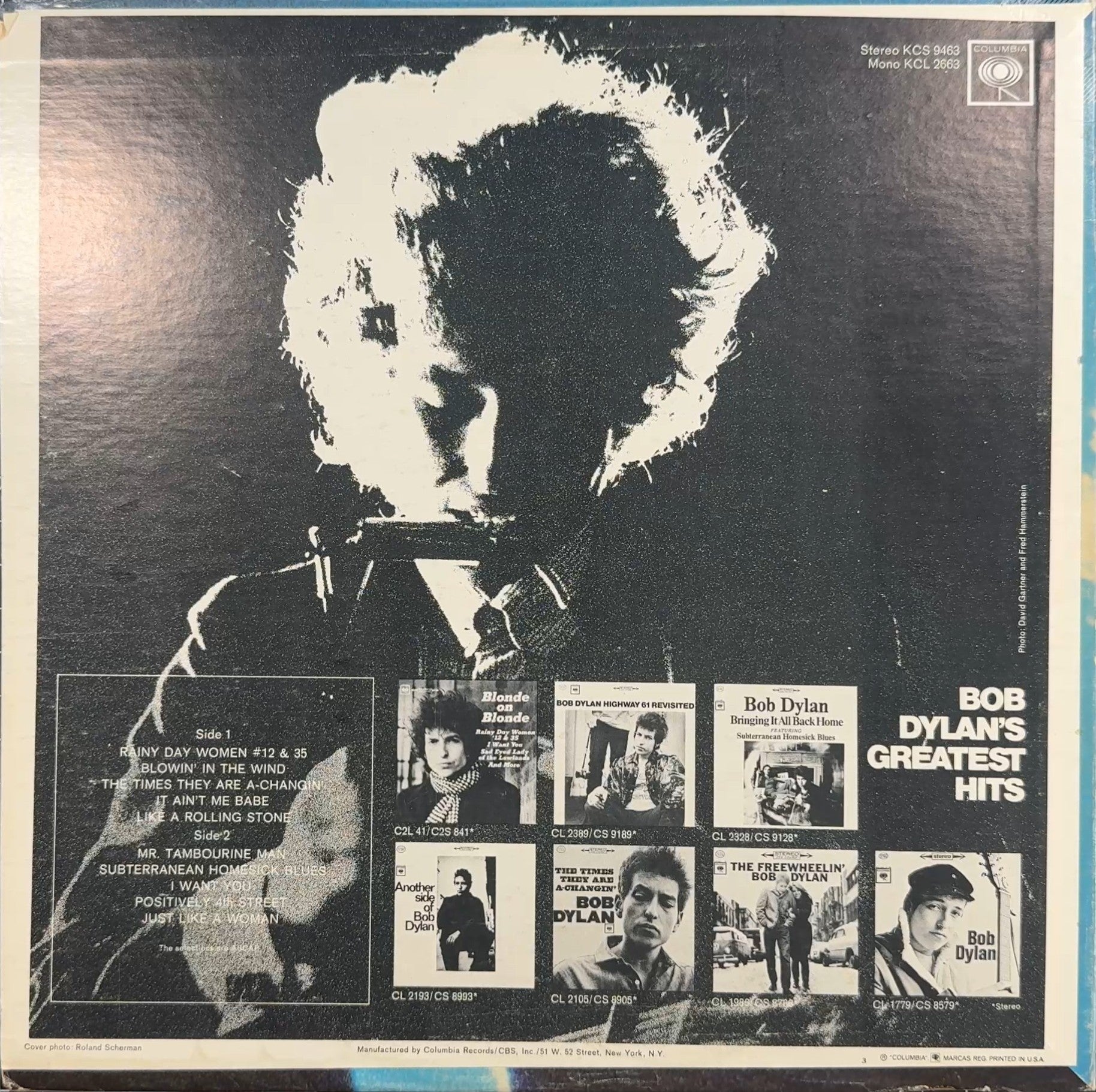 Bob Dylan's Greatest Hits 1967 US 1st Press VG/VG Stereo