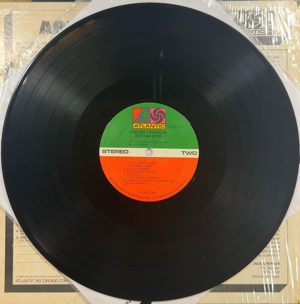 Aretha Franklin - Aretha Now 1968 US early reissue VG/VG