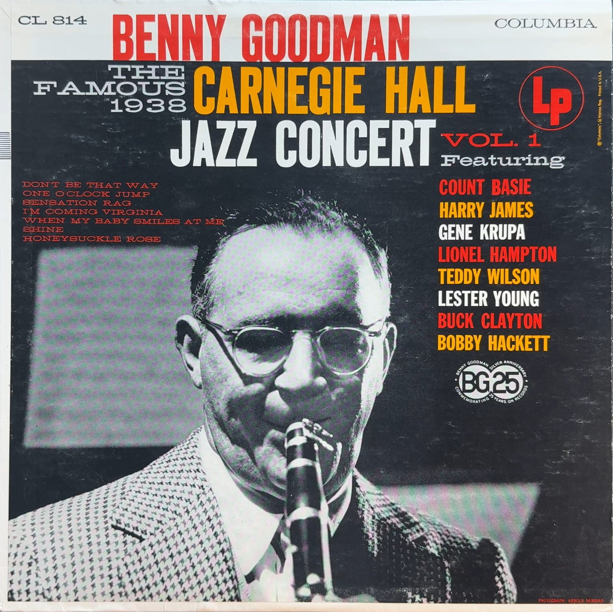 Benny Goodman 1938 Carnegia Hall Concert c.1970s US VG+/VG+