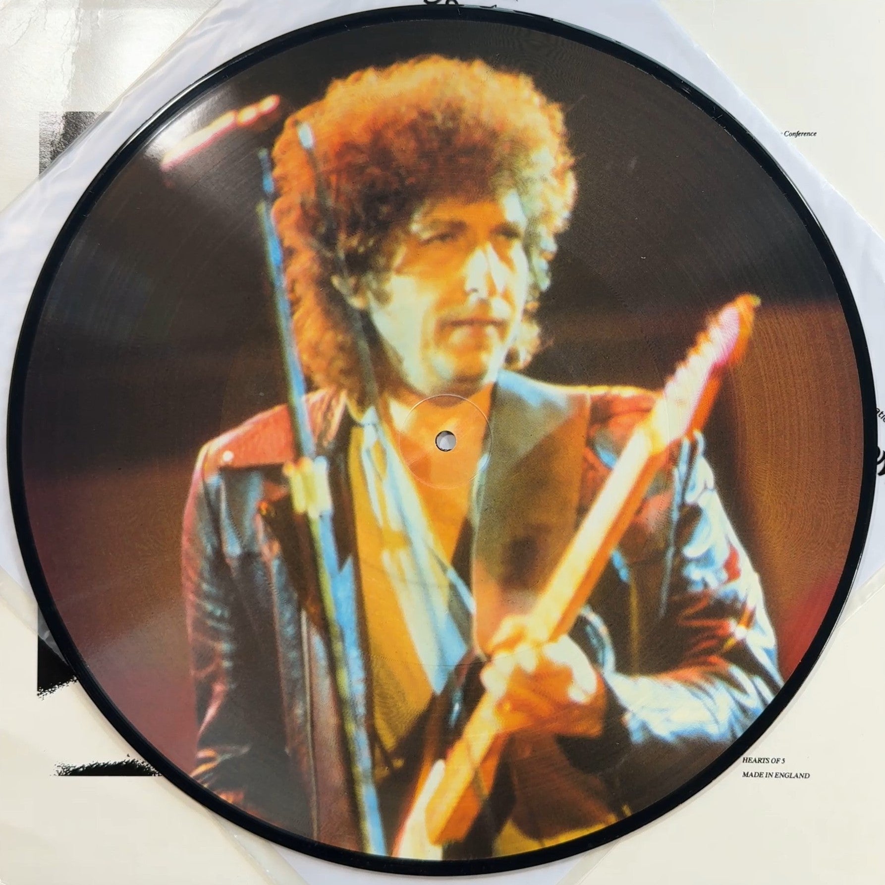 Bob Dylan Picture Disc - UK Import 1986 - "Press Conferences 1986" VG+/VG+