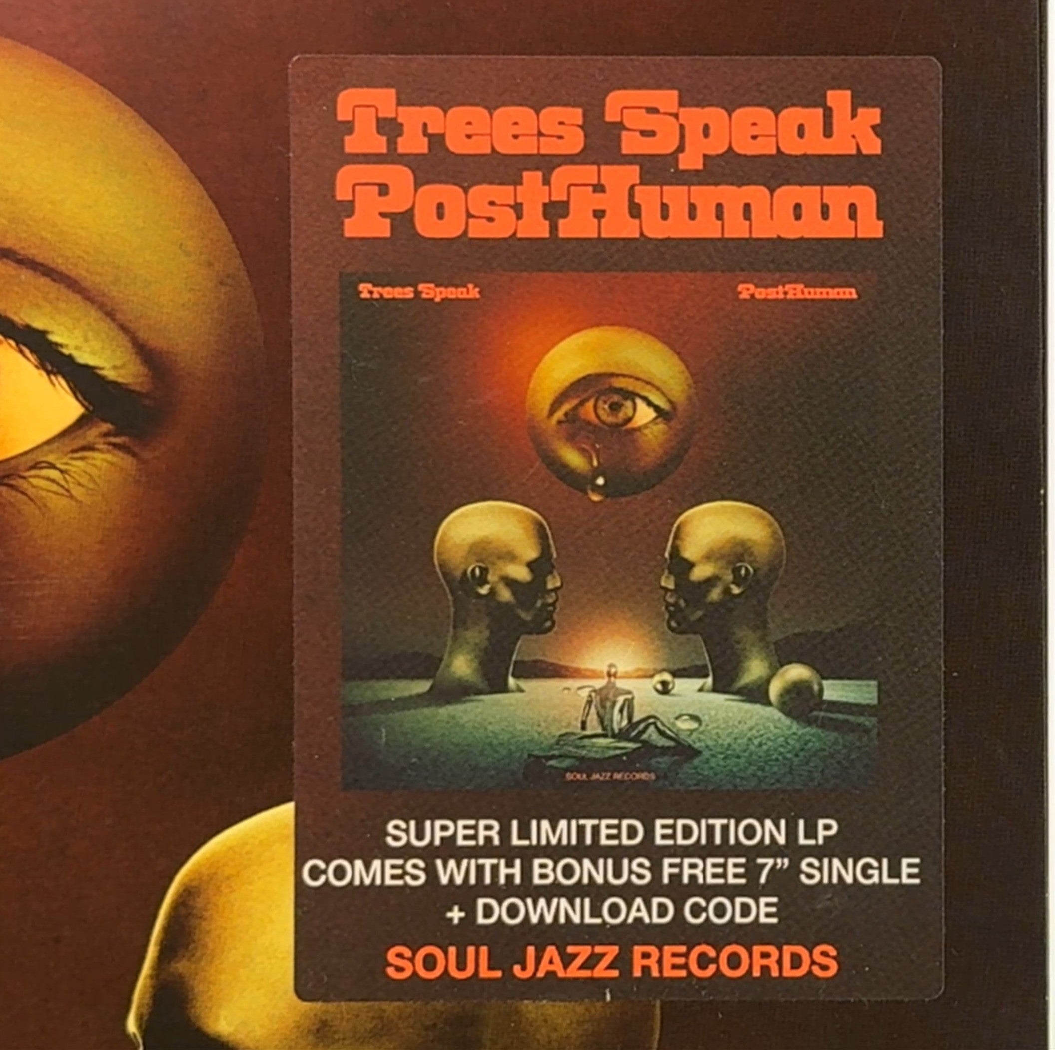 Trees Speak PostHuman 2021 UK 1st Press w/ bonus 7" VG+/VG+