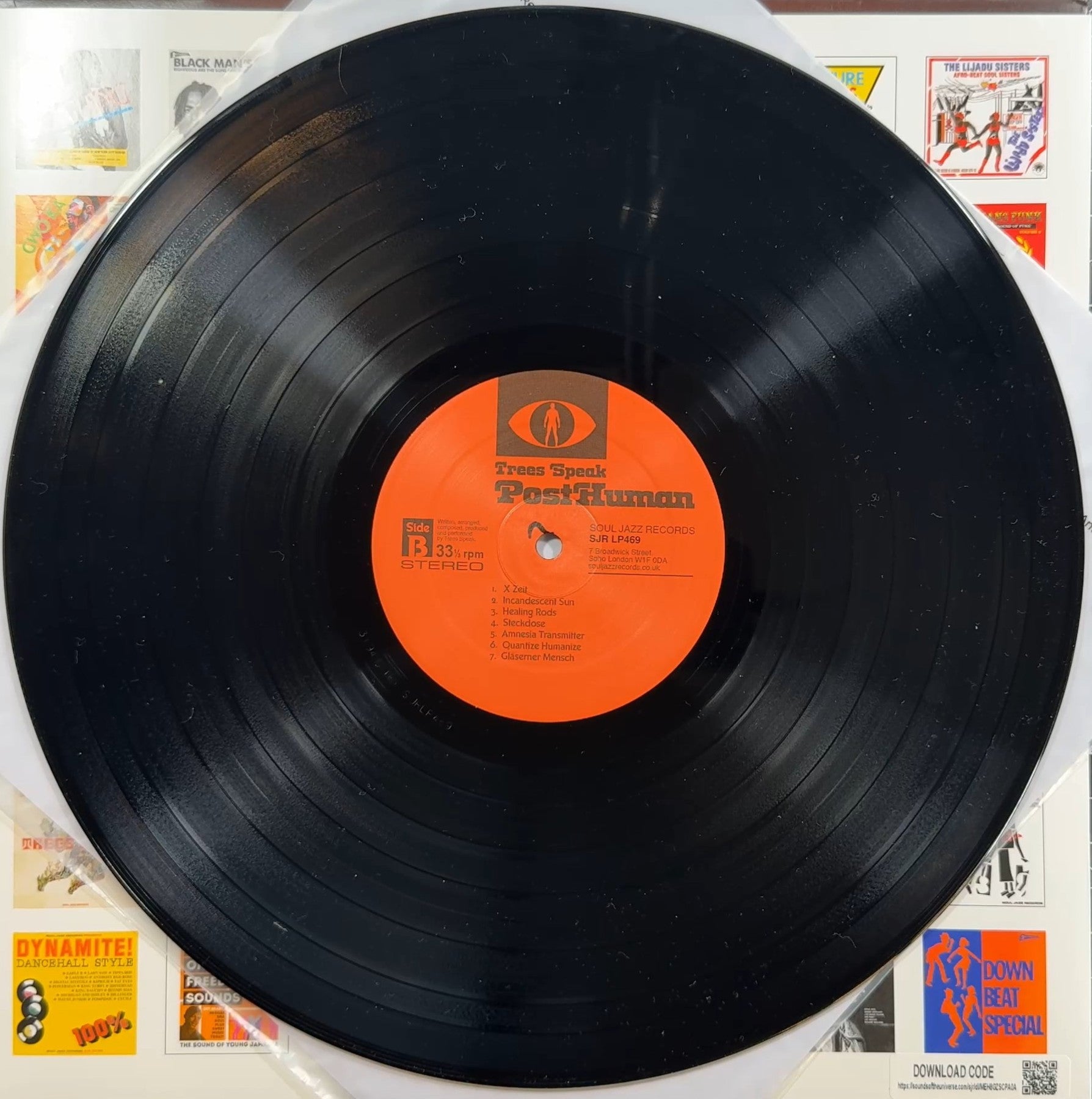 Trees Speak PostHuman 2021 UK 1st Press w/ bonus 7" VG+/VG+