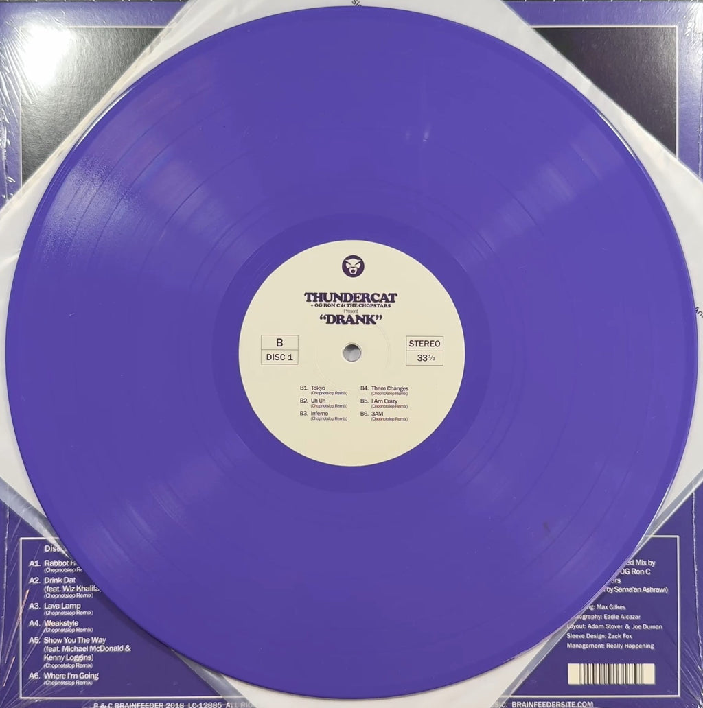 Thundercat - Drank 2018 Euro 1st Press 180g Purple Vinyl VG+/VG+