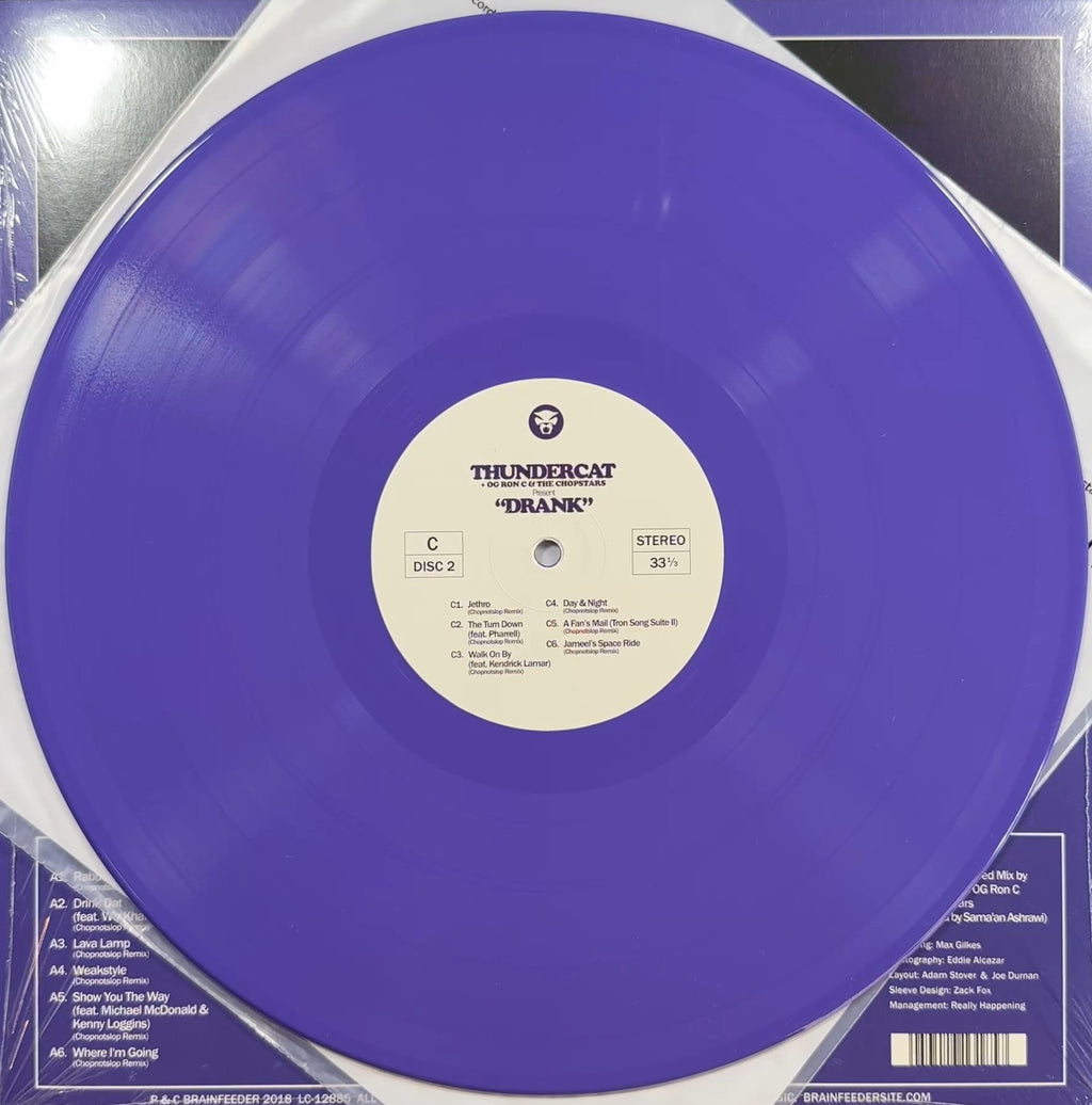 Thundercat - Drank 2018 Euro 1st Press 180g Purple Vinyl VG+/VG+