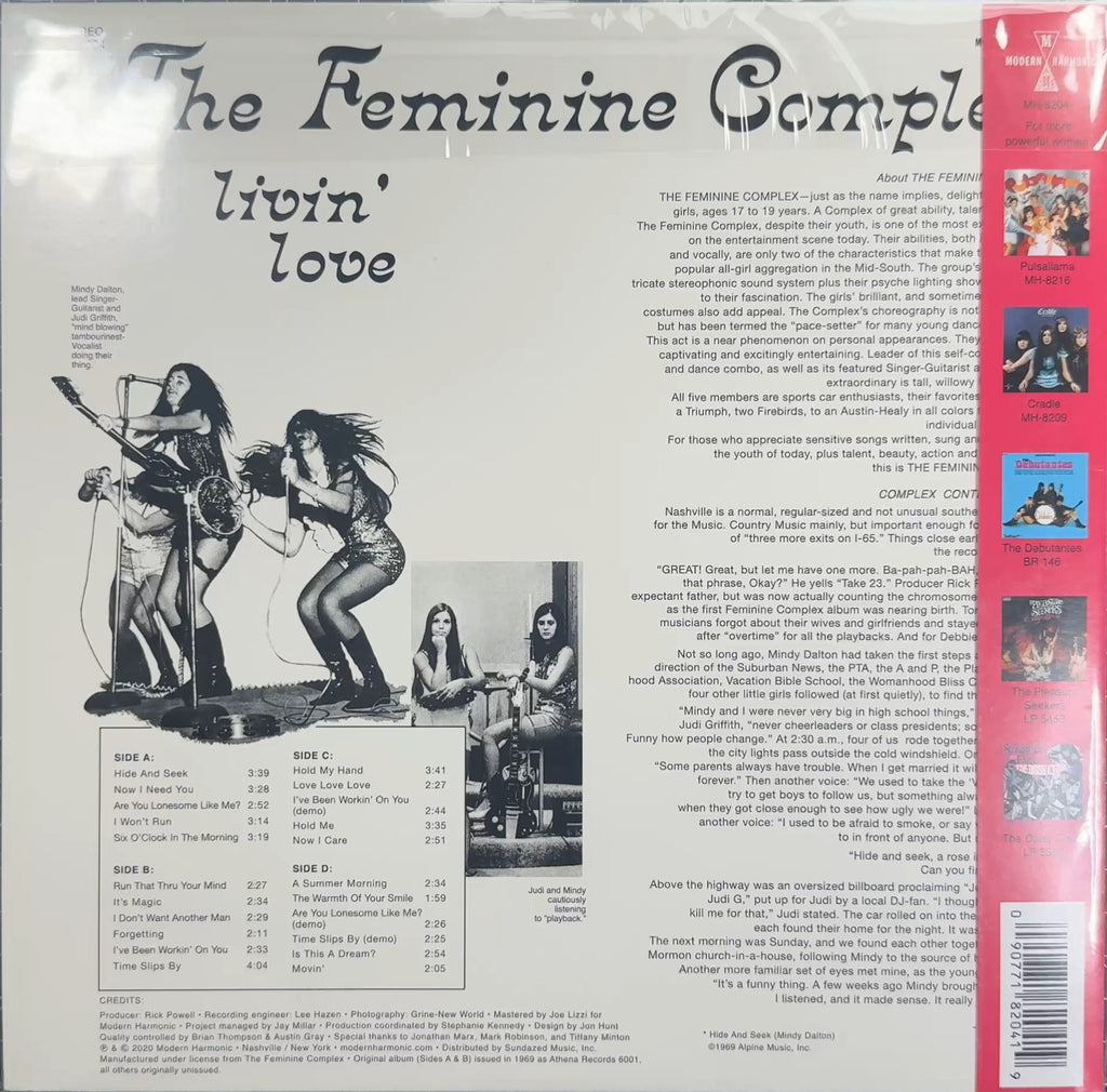 Feminine Complex Livin' Love SEALED/NM Ltd Edtn Pink (1,400) 2020 RSD w Obi