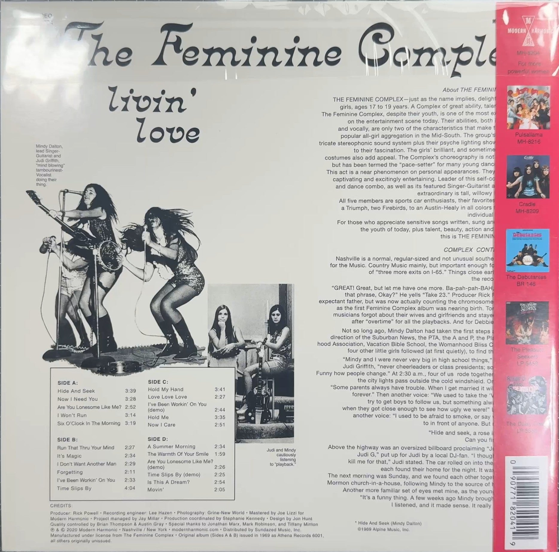Feminine Complex Livin' Love SEALED/NM Ltd Edtn Pink (1,400) 2020 RSD w Obi