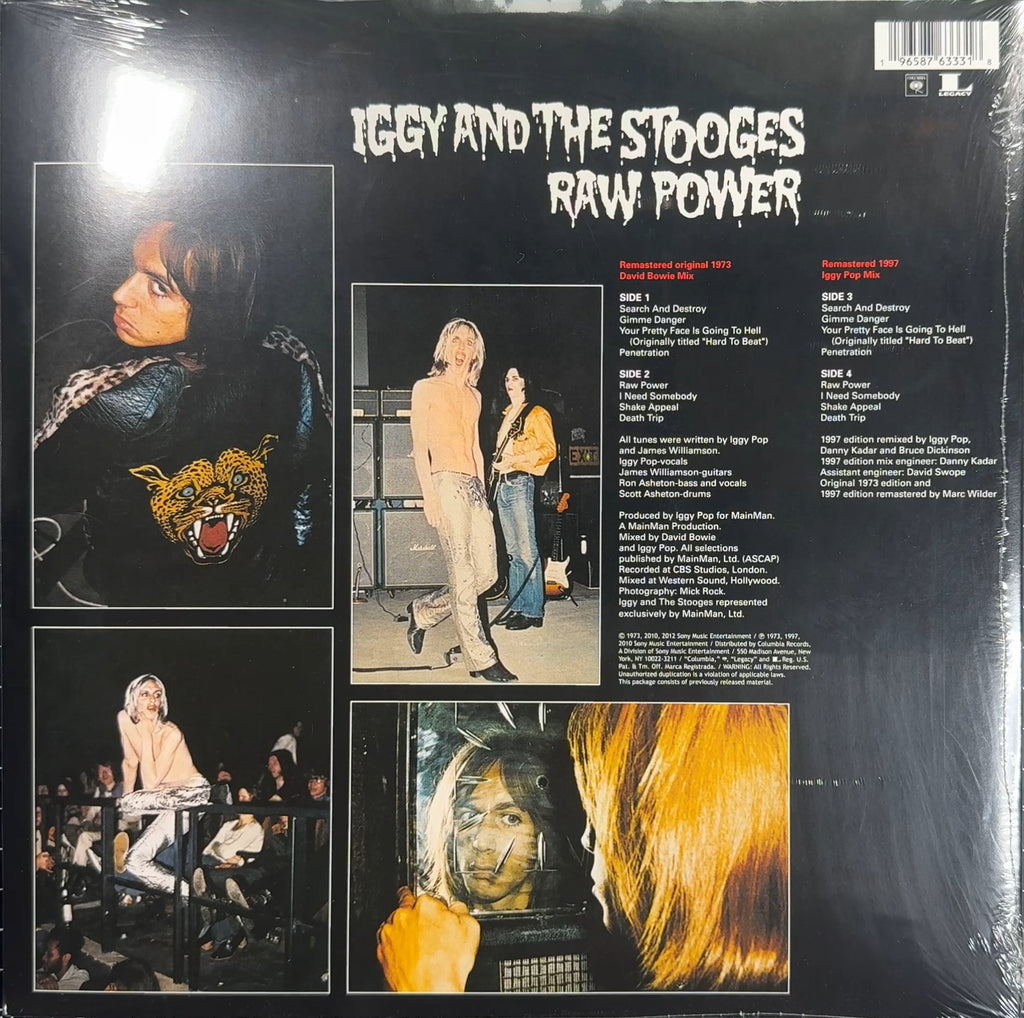 Iggy & The Stooges Raw Power SEALED/NM 50th Anniversary Edtn Gold Vinyl 2023 RSD