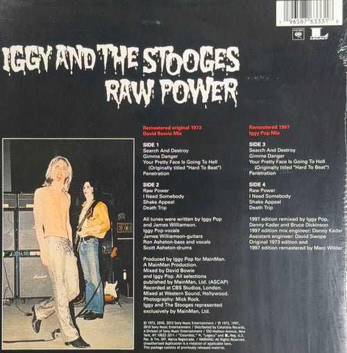 Iggy & The Stooges Raw Power SEALED/NM 50th Anniversary Edtn Gold Vinyl 2023 RSD