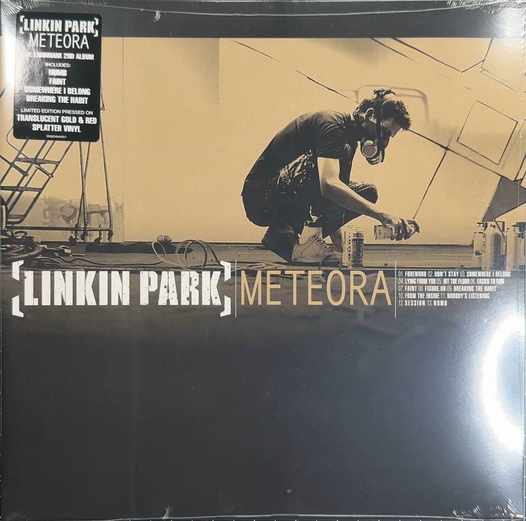 Linkin Park - Meteora SEALED/NM 2024 Ltd Edtn Gold/Red Splatter Vinyl