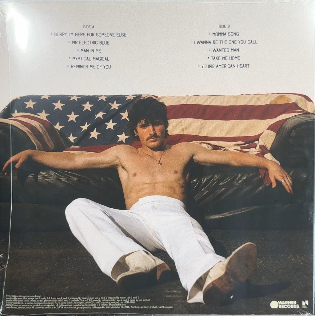 Benson Boone - American Heart EURO import SEALED/NM 2025 + Poster
