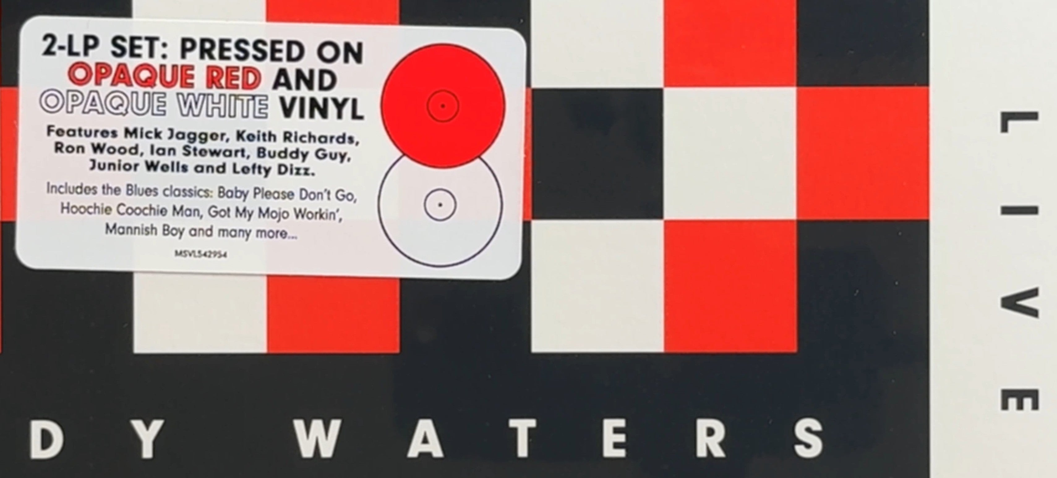 Rolling Stones & Muddy Waters Checkerboard Lounge SEALED/NM Color Vinyl