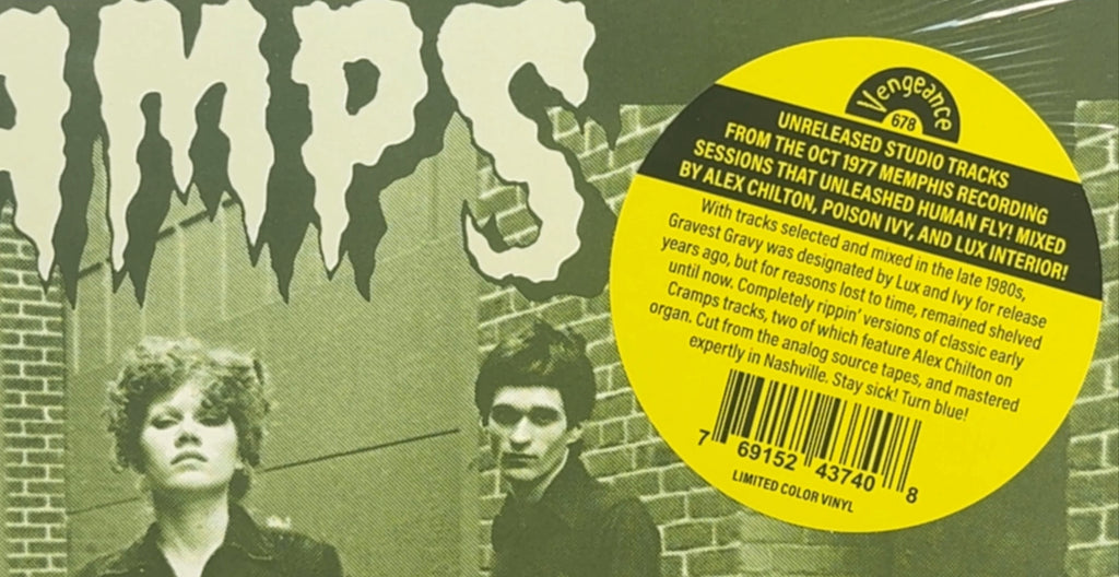 Cramps Gravest Gravy UK Import SEALED/NM Ltd Edtn (500) Lime Green Vinyl