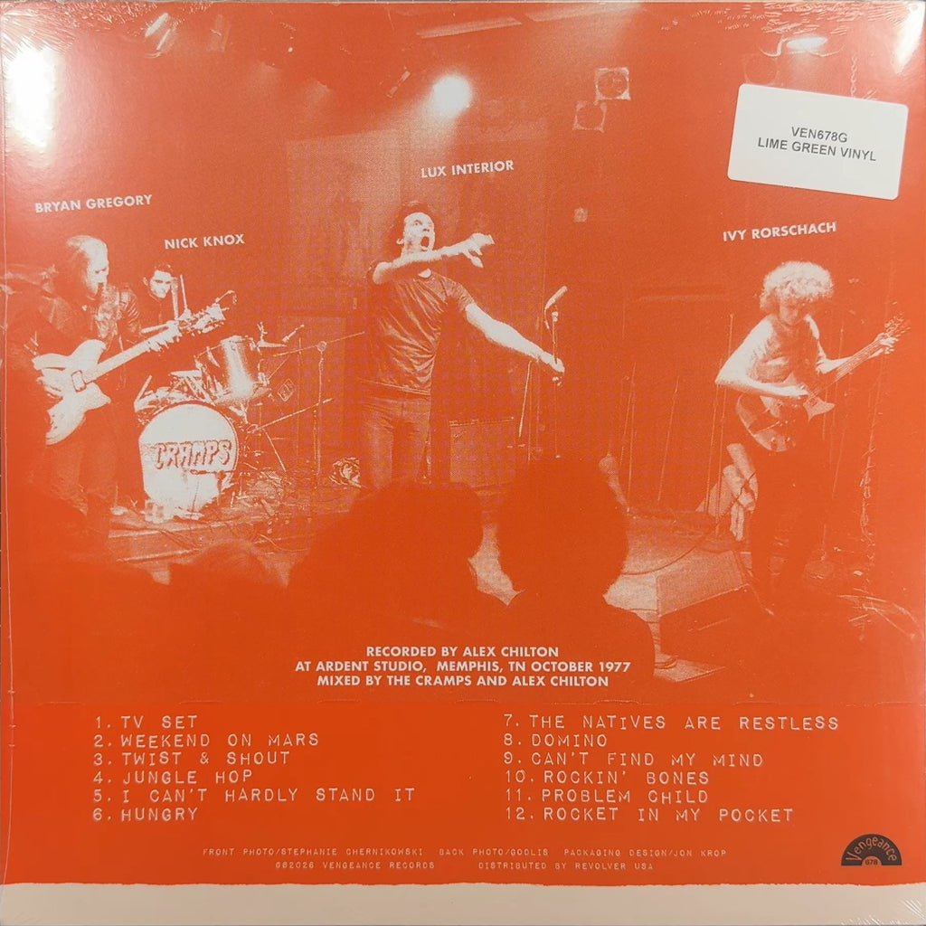 Cramps Gravest Gravy UK Import SEALED/NM Ltd Edtn (500) Lime Green Vinyl