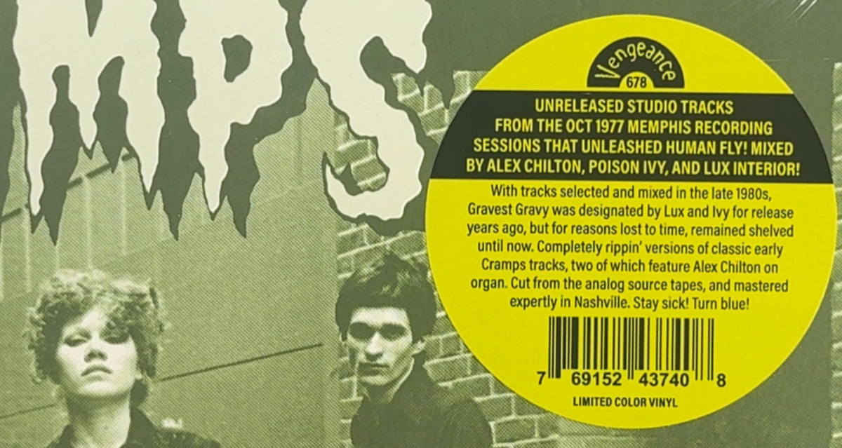 Cramps Gravest Gravy Sealed New 2026 US Limited Edition Mustard Vinyl