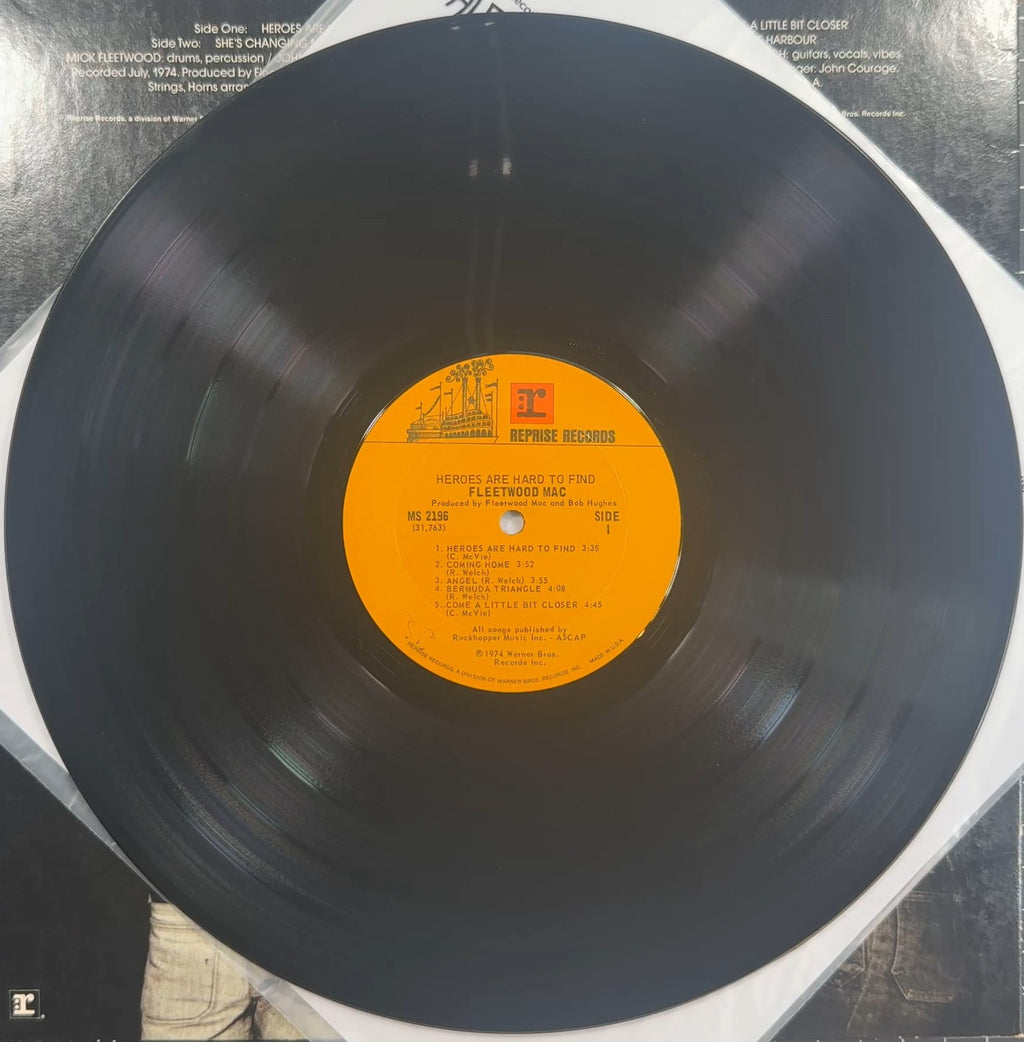 Fleetwood Mac Heroes Are Hard To Find 1974 US 1st Press VG+/VG+