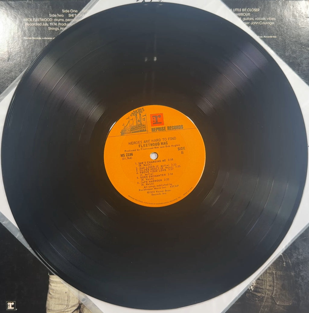 Fleetwood Mac Heroes Are Hard To Find 1974 US 1st Press VG+/VG+