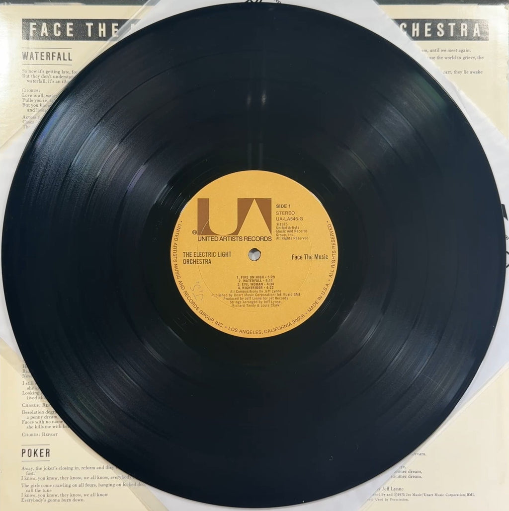 Electric Light Orchestra - Face The Music 1975 US 1st Press VG+/VG+ ELO