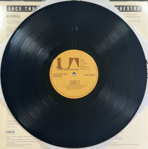 Electric Light Orchestra - Face The Music 1975 US 1st Press VG+/VG+ ELO
