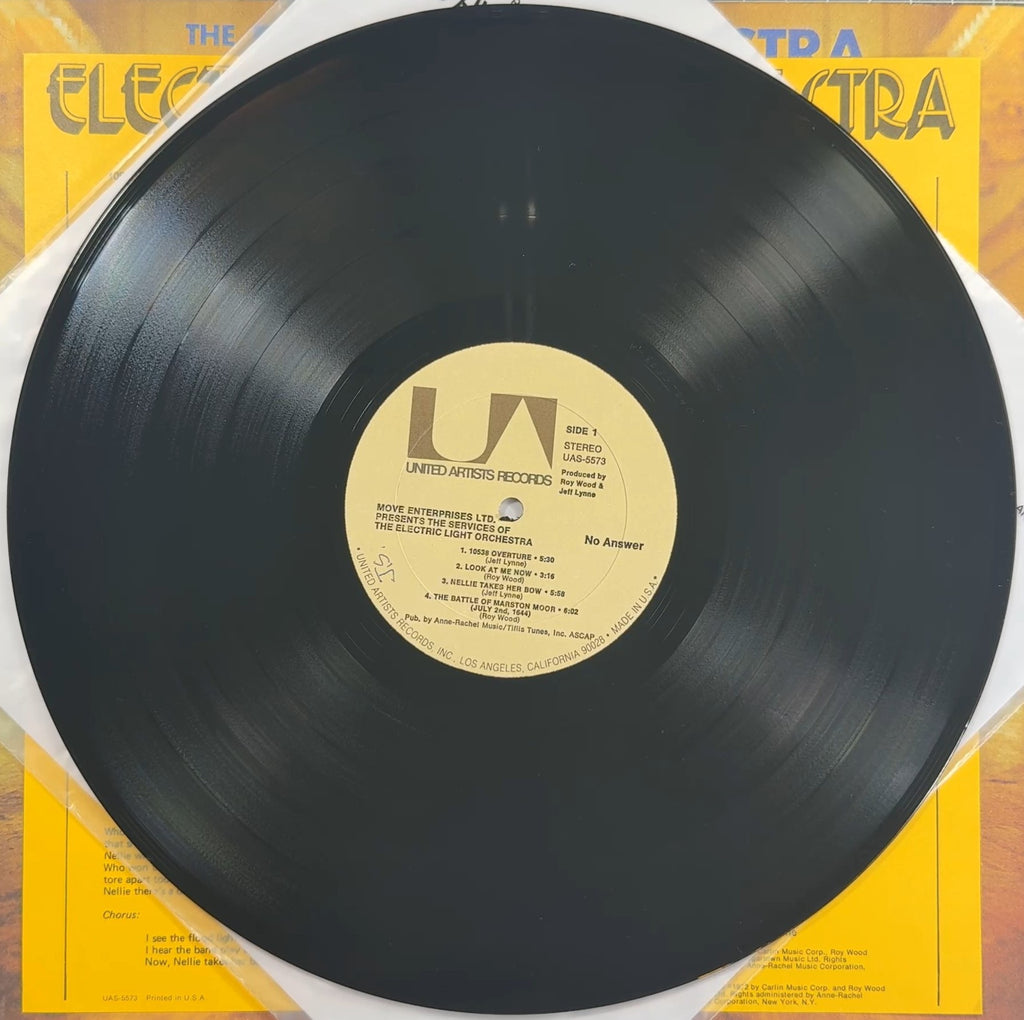 Electric Light Orchestra No Answer 1972 US 1st Press VG+/VG+ ELO