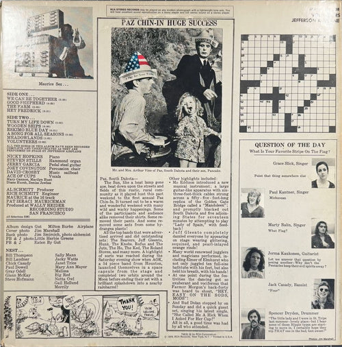 Jefferson Airplane - Volunteers 1969 US 1st Press (Indy) VG/VG+