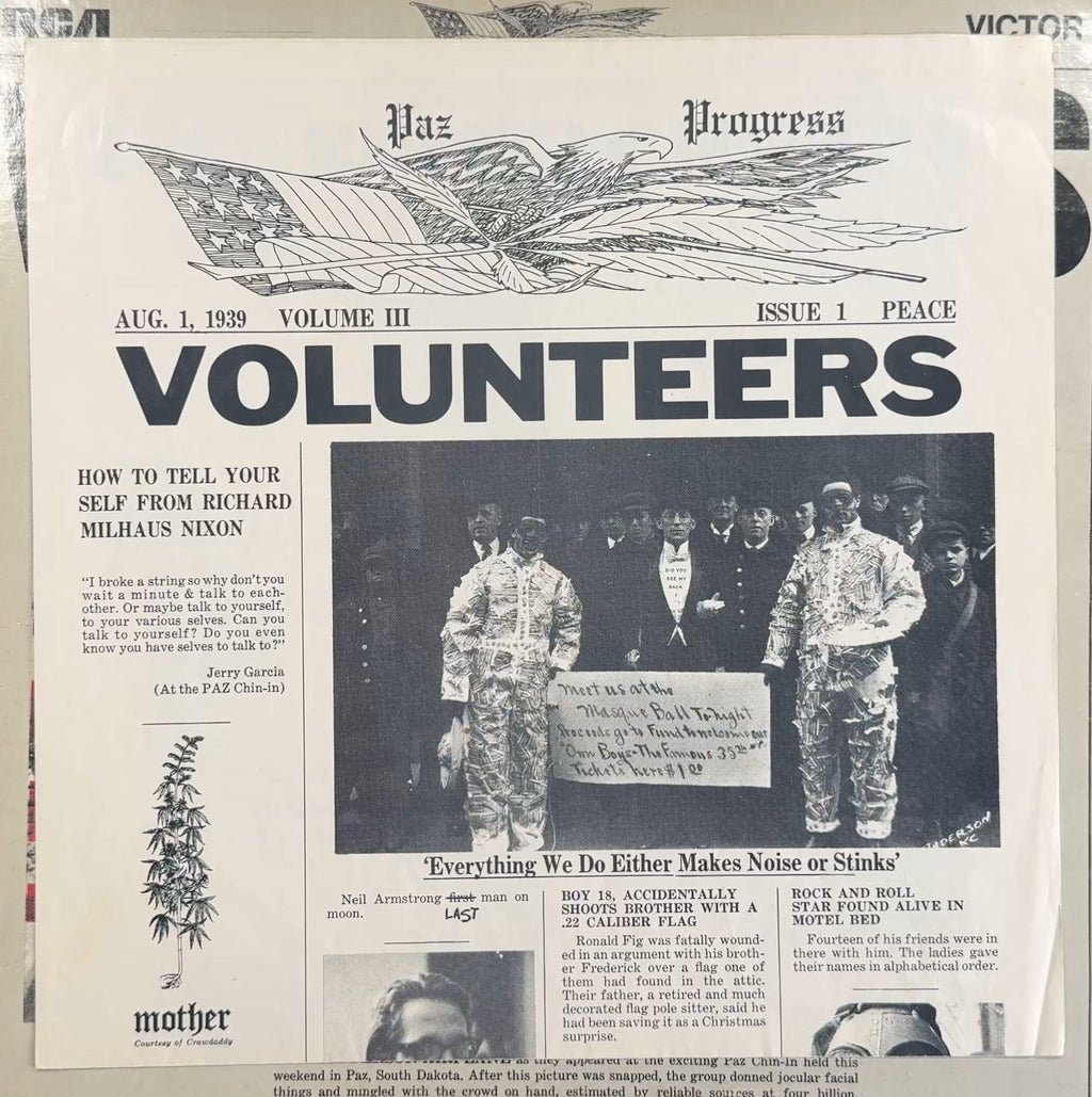 Jefferson Airplane - Volunteers 1969 US 1st Press (Indy) VG/VG+