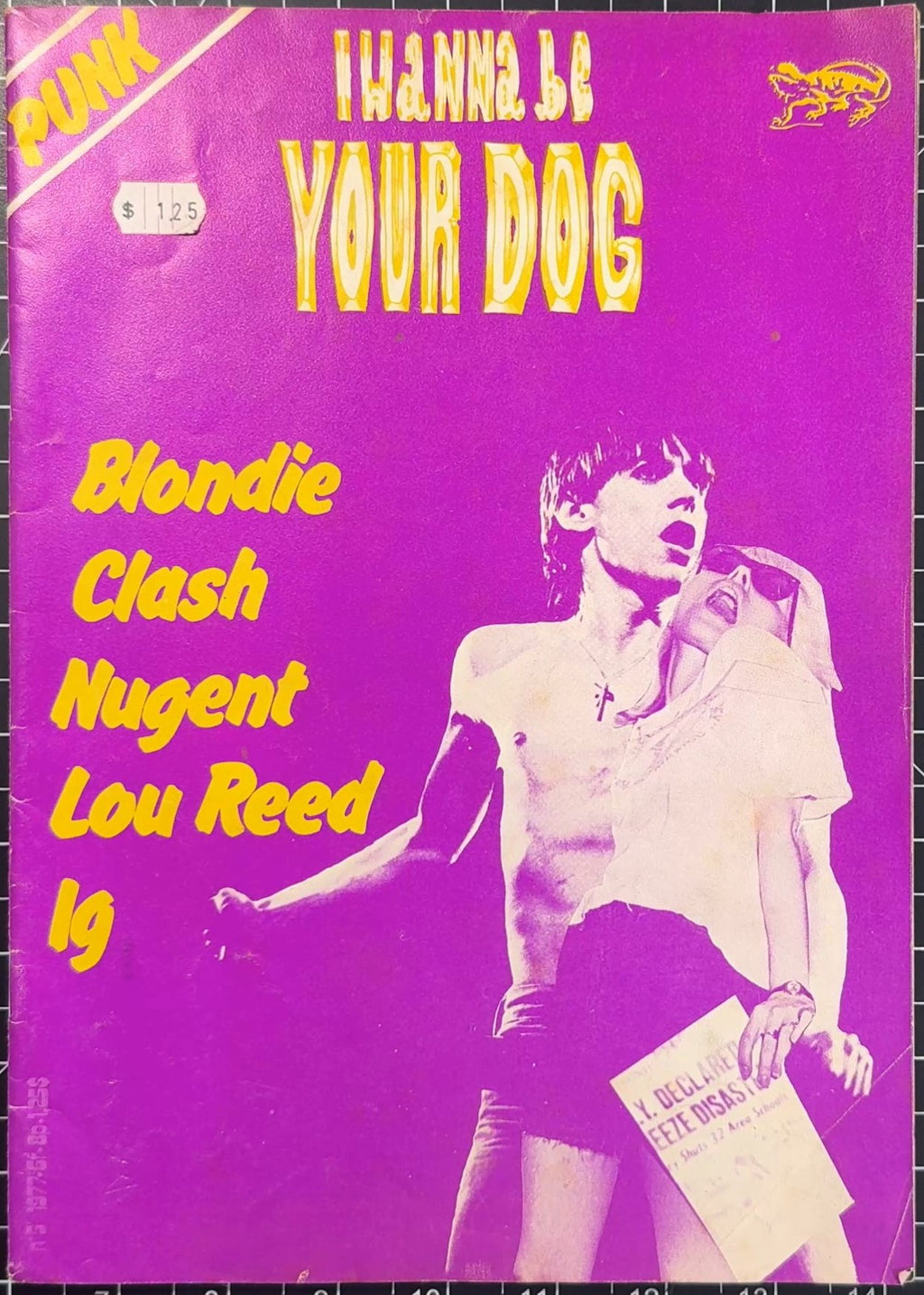 ULTRA RARE I Wanna Be Your Dog #5 1977 (Iggy Pop Clash Blondie Lou Reed)