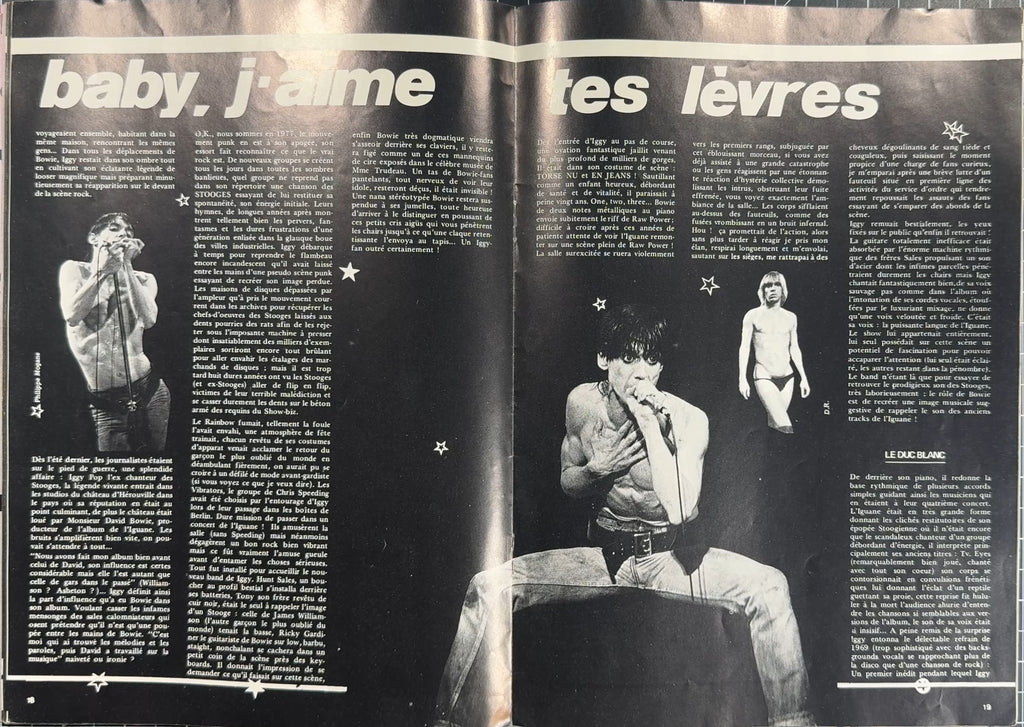 ULTRA RARE I Wanna Be Your Dog #5 1977 (Iggy Pop Clash Blondie Lou Reed)