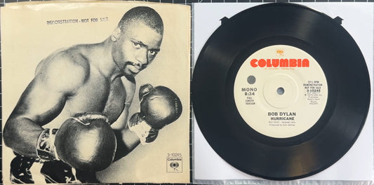RARE PROMO Bob Dylan Hurricane (Full-Length) 1975 US 7" w Pic Sleeve