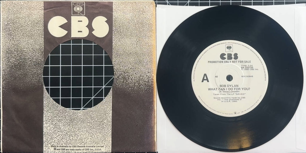 PROMO Bob Dylan What Can I Do For You? AUSTRALIA 1980 VG+