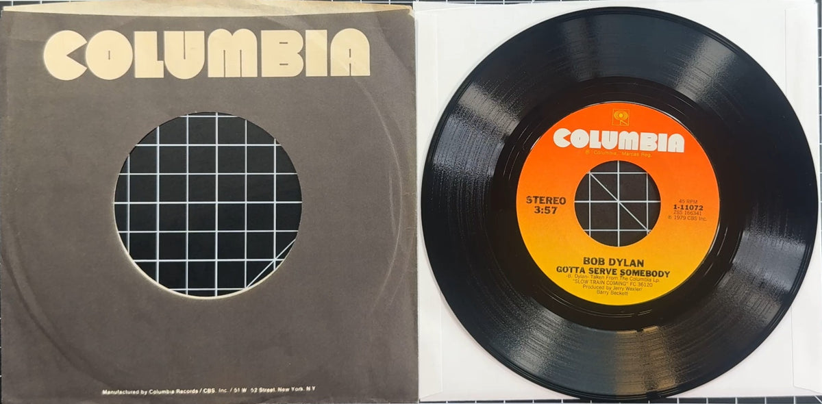 Bob Dylan Gotta Serve Somebody / Trouble In Mind 1979 US 7" No Publisher