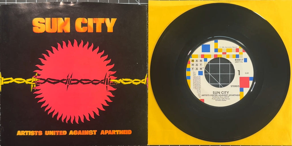 Artists United Against Apartheid - Sun City 1985 US 7" Single