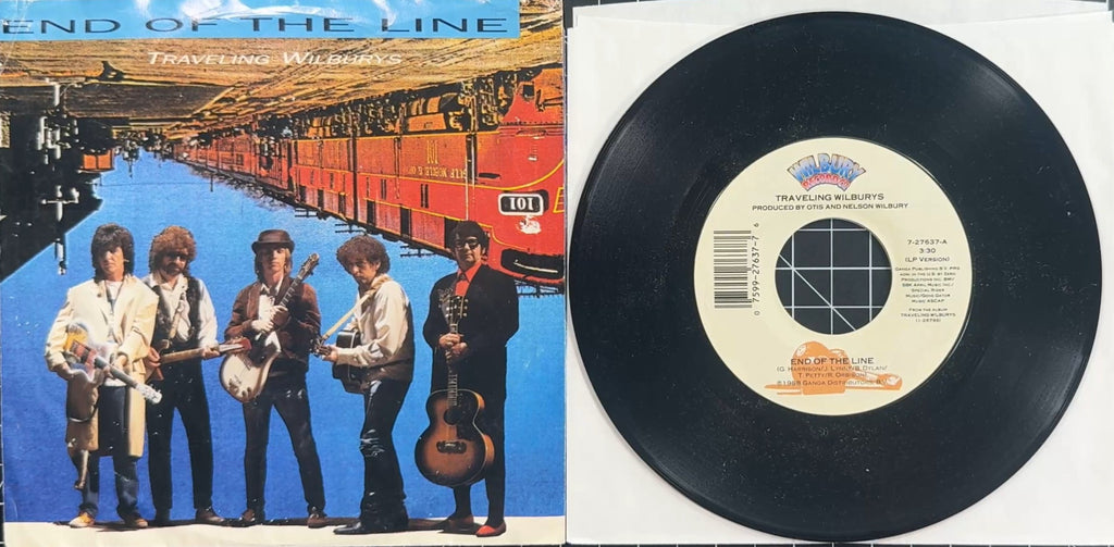 Traveling Wilburys End Of The Line / Congratulations 1989 US 7" Allied Pressing