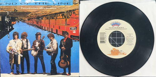 Traveling Wilburys End Of The Line / Congratulations 1989 US 7" Allied Pressing