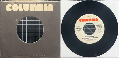 PROMO Bob Dylan Gotta Serve Somebody 1979 7" US Short/Long Versions