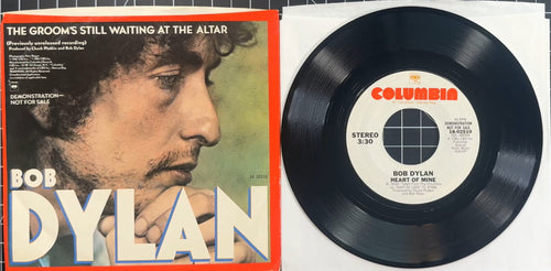 PROMO Bob Dylan - Heart of Mine w Misprint Sleeve 1981 7" US Vinyl