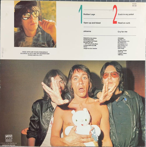 The Stooges Rubber Legs 1987 French 1st Press VG+/VG+ (Iggy Pop)
