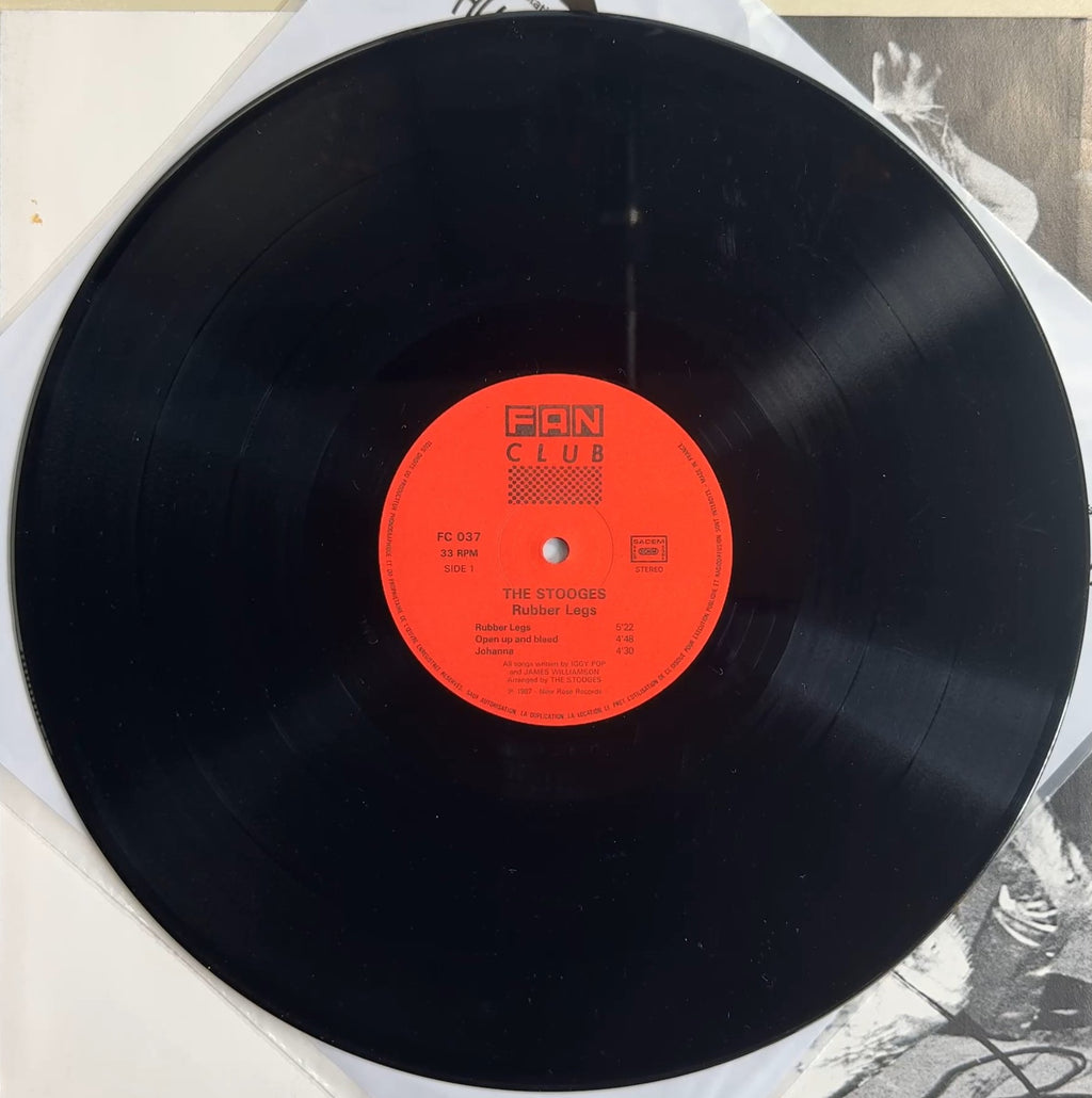 The Stooges Rubber Legs 1987 French 1st Press VG+/VG+ (Iggy Pop)