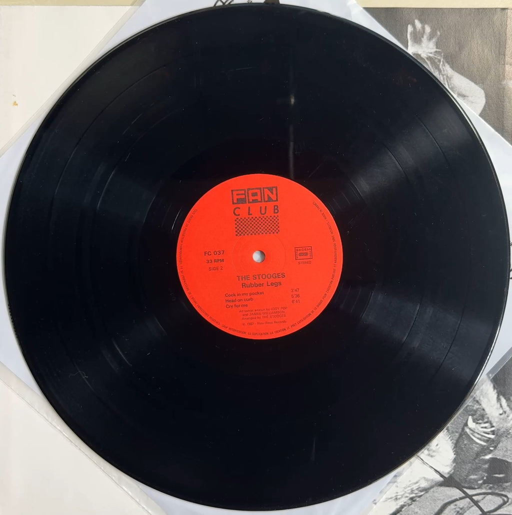 The Stooges Rubber Legs 1987 French 1st Press VG+/VG+ (Iggy Pop)