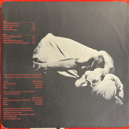 Iggy Pop - TV Eye 1977 Live 1978 UK 1st Press VG+/VG+