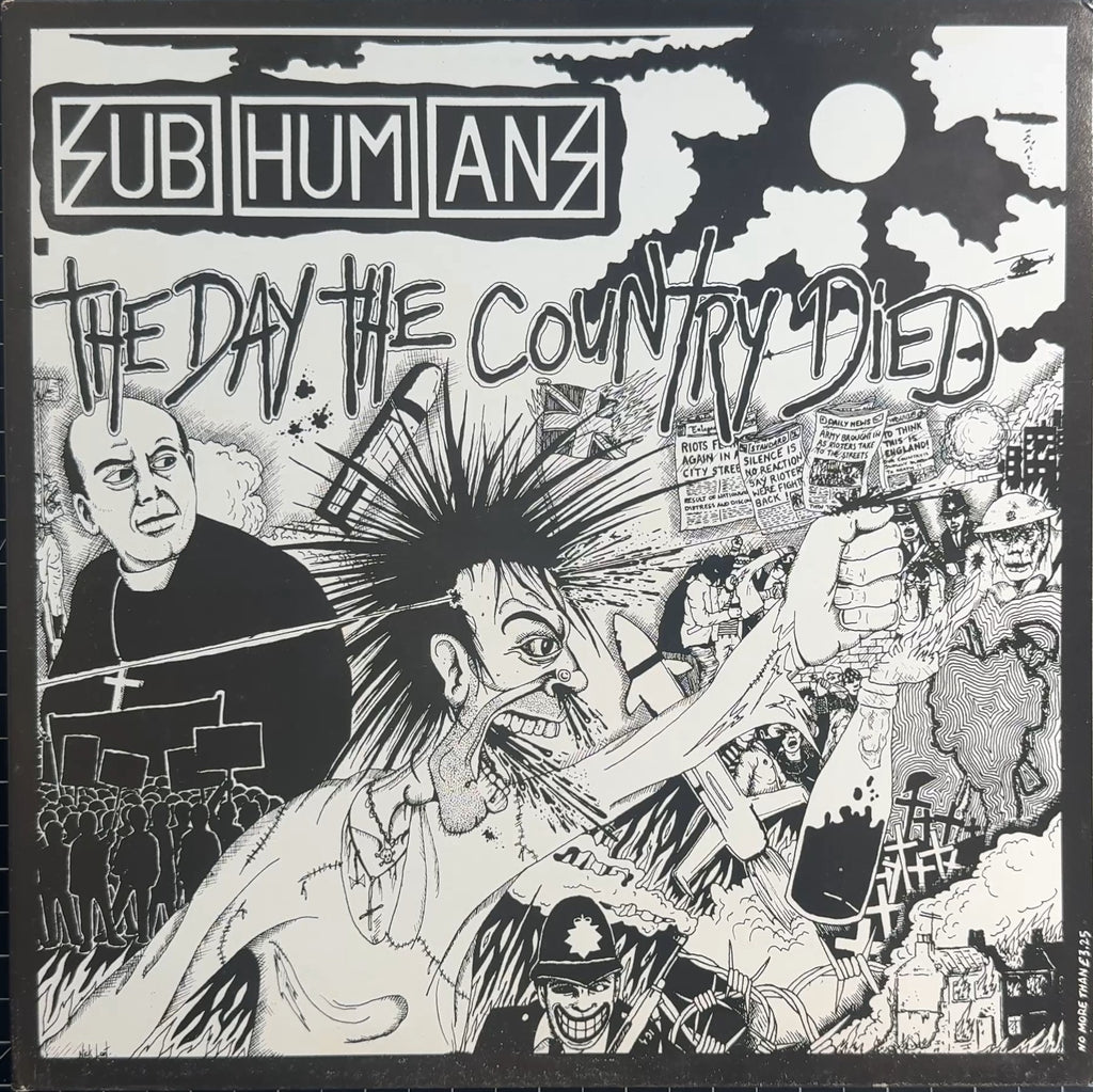 Subhumans The Day The Country Died 1983 UK Original 1st Press SDL 9 VG+/VG+