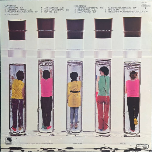 X-Ray Spex Germfree Adolescents 1978 UK 1st Press A2/B2 Runouts VG/VG+