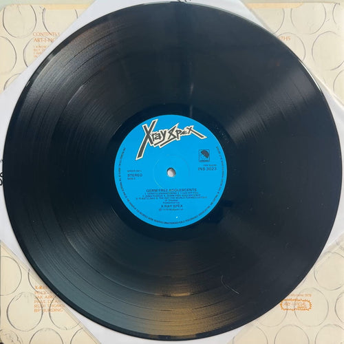 X-Ray Spex Germfree Adolescents 1978 UK 1st Press A2/B2 Runouts VG/VG+