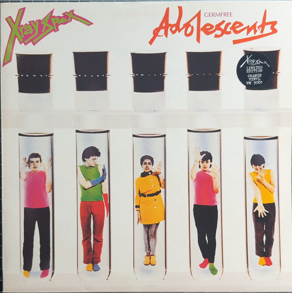 X-Ray Spex Germfree Adolescents 1991 Import Orange Vinyl VG+/VG+