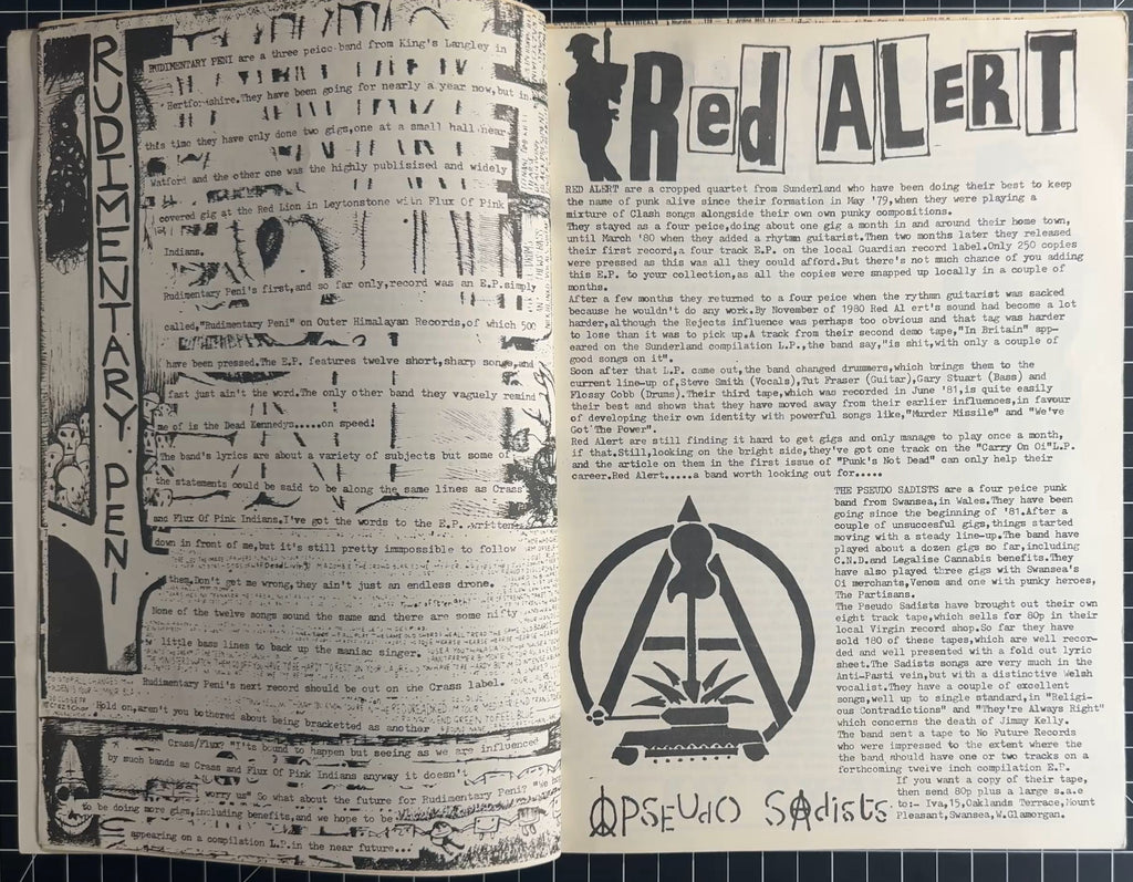 Rare 1981 UK Zine - New Mania No.5 (fka ready-to-ruck) Excellent Condition